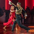 Klemen Prasnikar & Alexandra Averkieva (Slowenien) beim Paso Doble