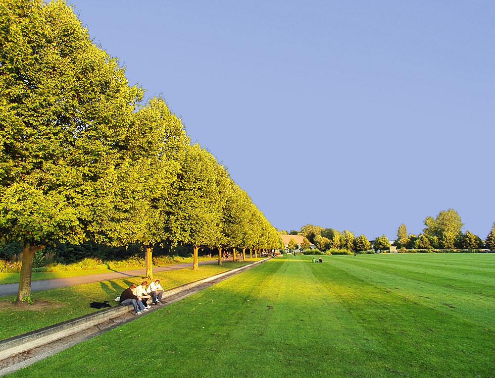 Klenzepark @ evening (Wide-Angle)