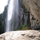 Klettern am Schleierwasserfall