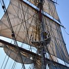 Klettern auf der "Morgenster" auf der Ostsee vor Warnemünde