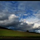 Kletternde Wolken im Frühherbst