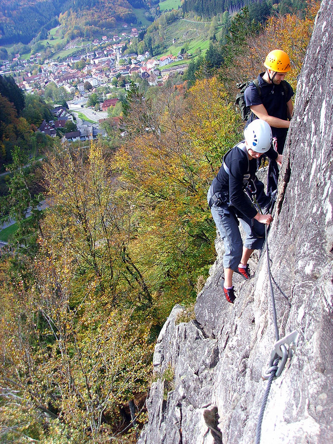 Klettersteig bei Todtnau