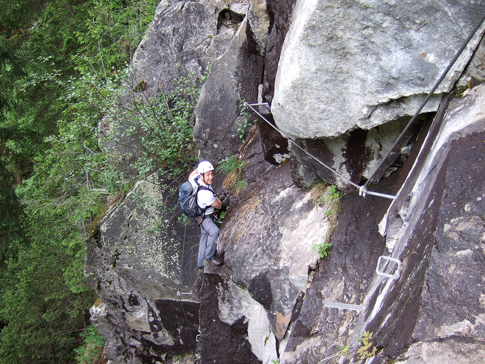 Klettersteig Ginzling Nasenwand I