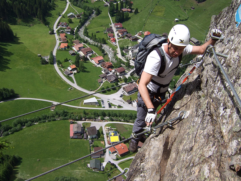 Klettersteig Ginzling Nasenwand III