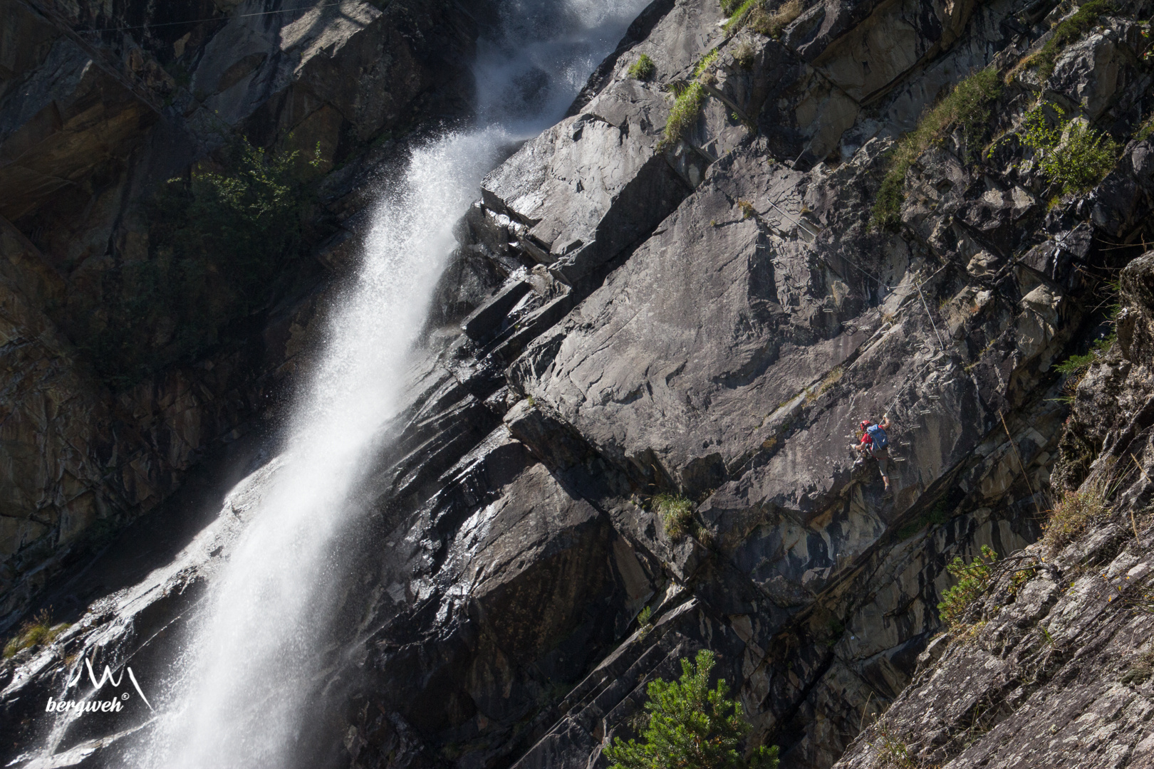 Klettersteig Lehner Wasserfall