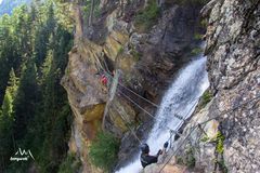 Klettersteig Lehner Wasserfall