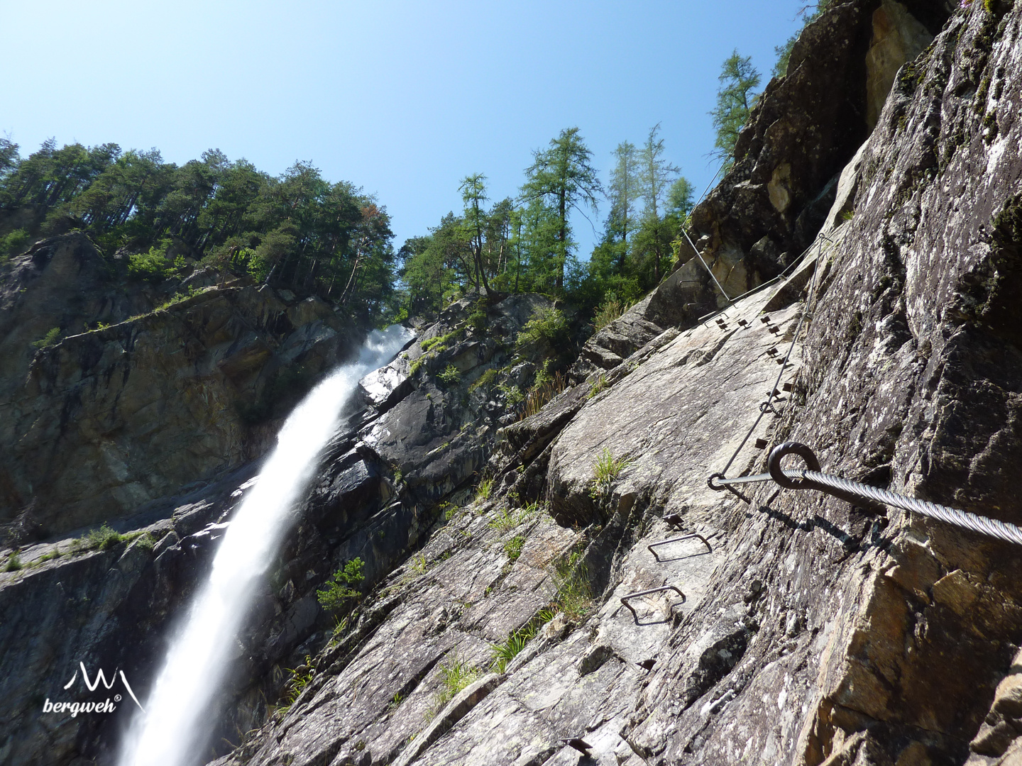 Klettersteig Lehner Wasserfall