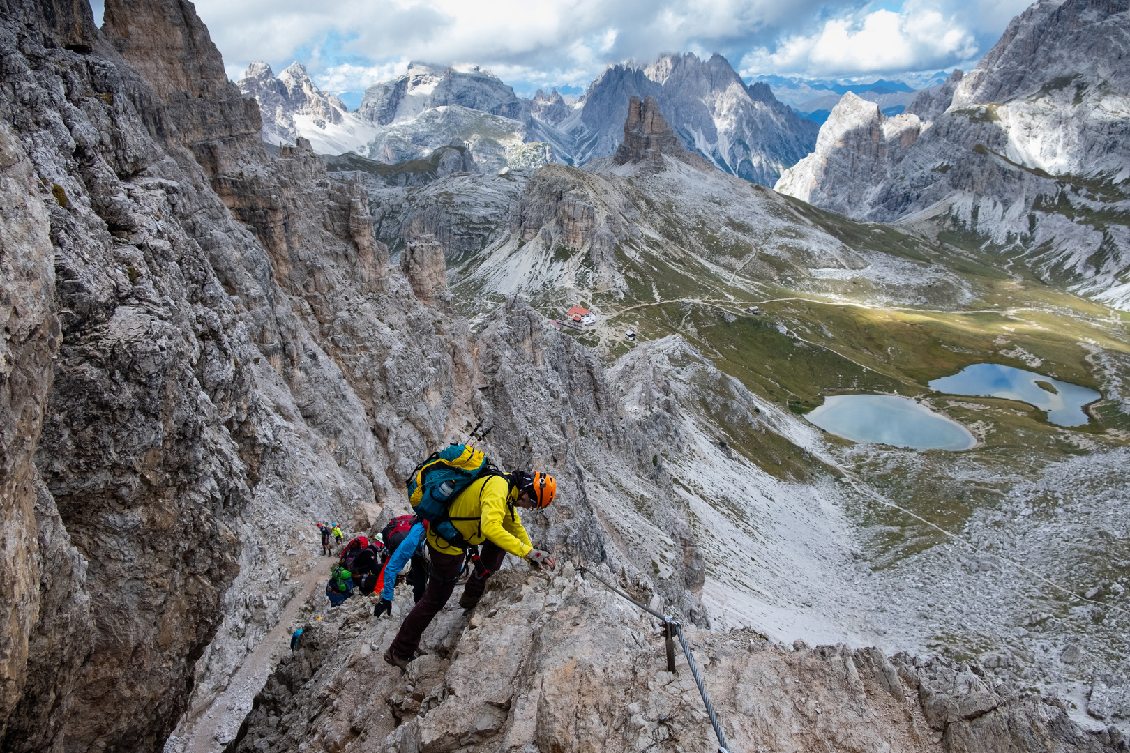 Klettersteig vom Paternkofel zur Drei Zinnenhütte