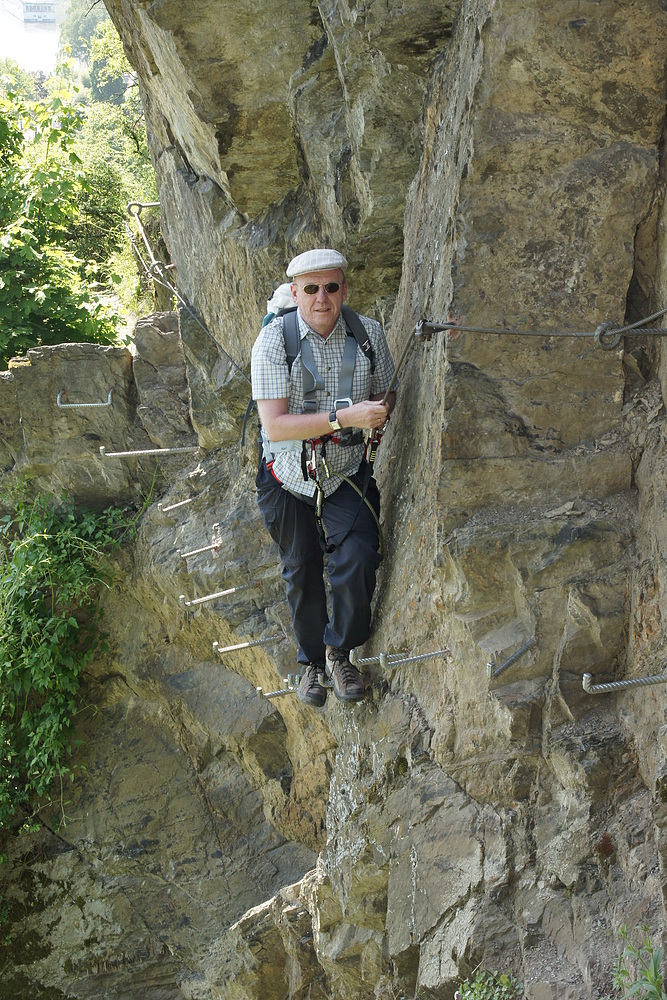 Klettersteige gibt´s nicht nur in den Alpen ...