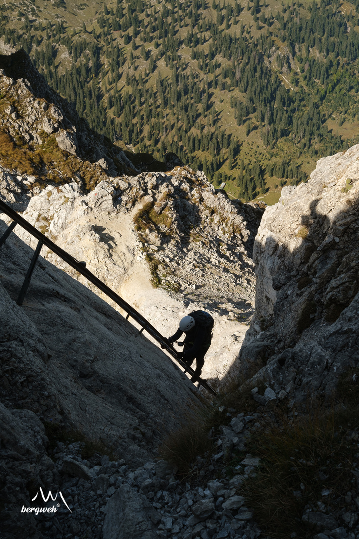 Klettersteige in unseren Alpen