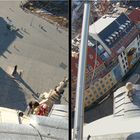 Kletterwand an der Frauenkirche