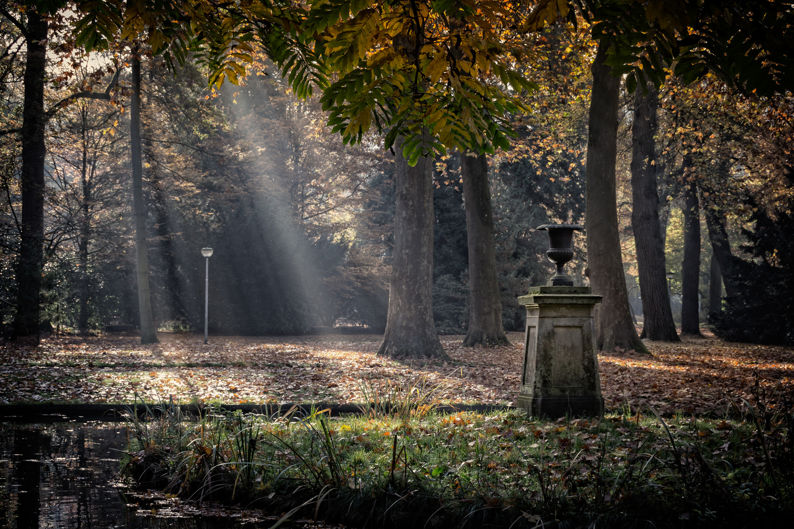 Kleve, Niederrhein: Herbst im Forstgarten
