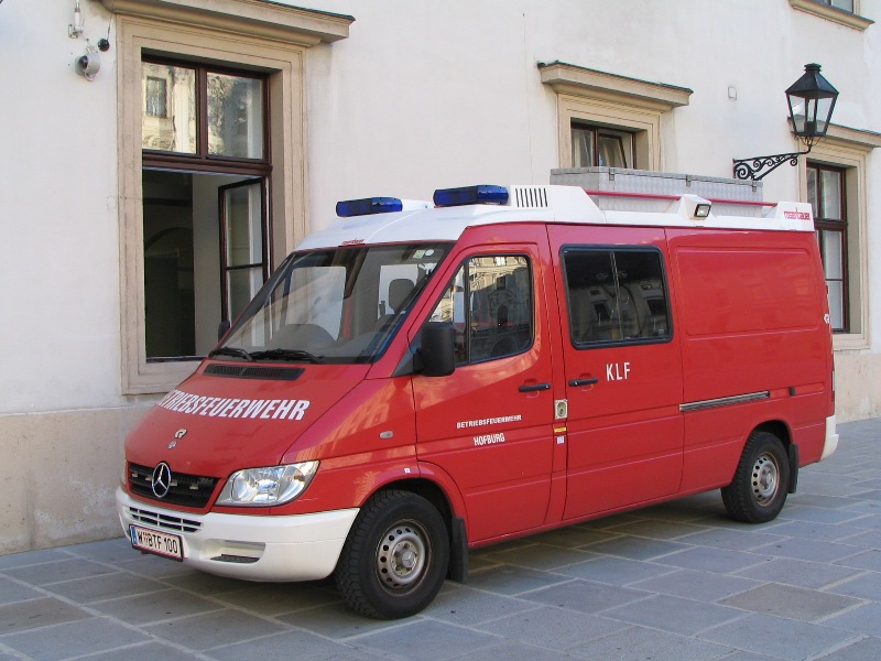 KLF der Betriebsfeuerwehr der Hofburg in Wien