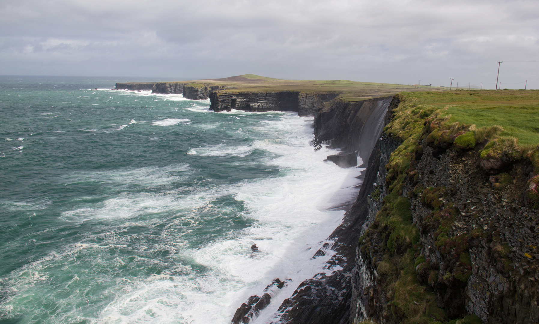 Kliffs am Atlantik in Westirland