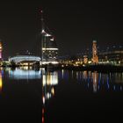 Klimahaus in Bremerhaven bei Nacht