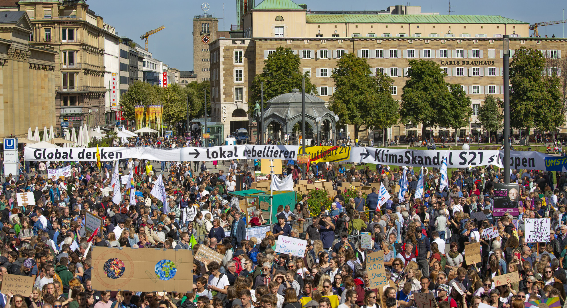 Klimastreik-Demo in Stuttgart