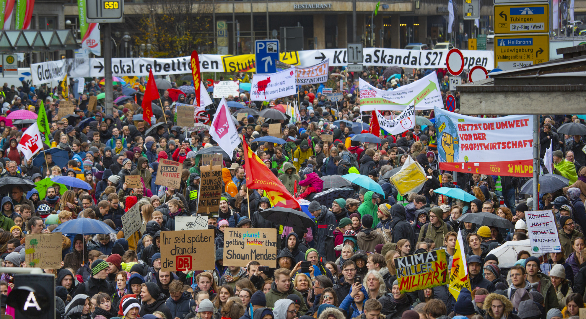 Klimastreik in Stuttgart