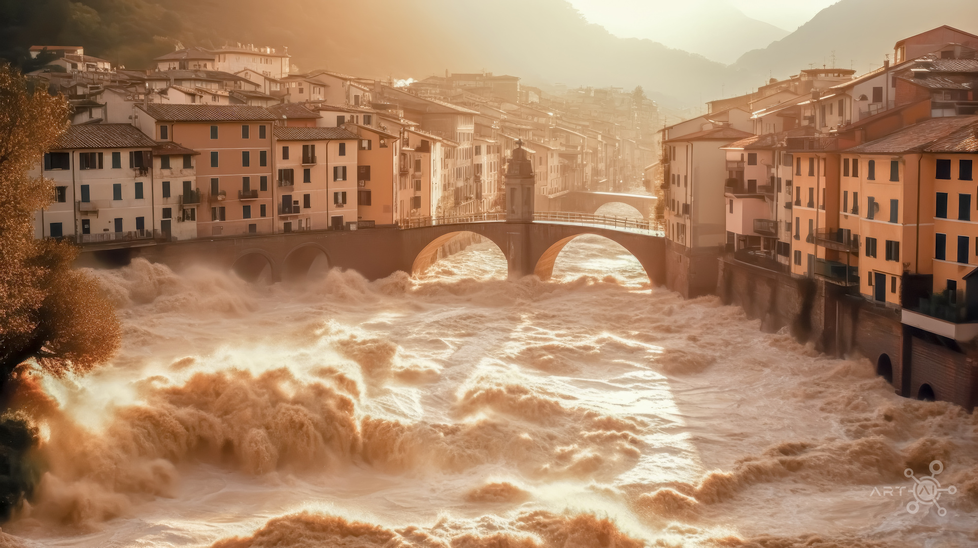 Klimawandel - Oberitalien versinkt