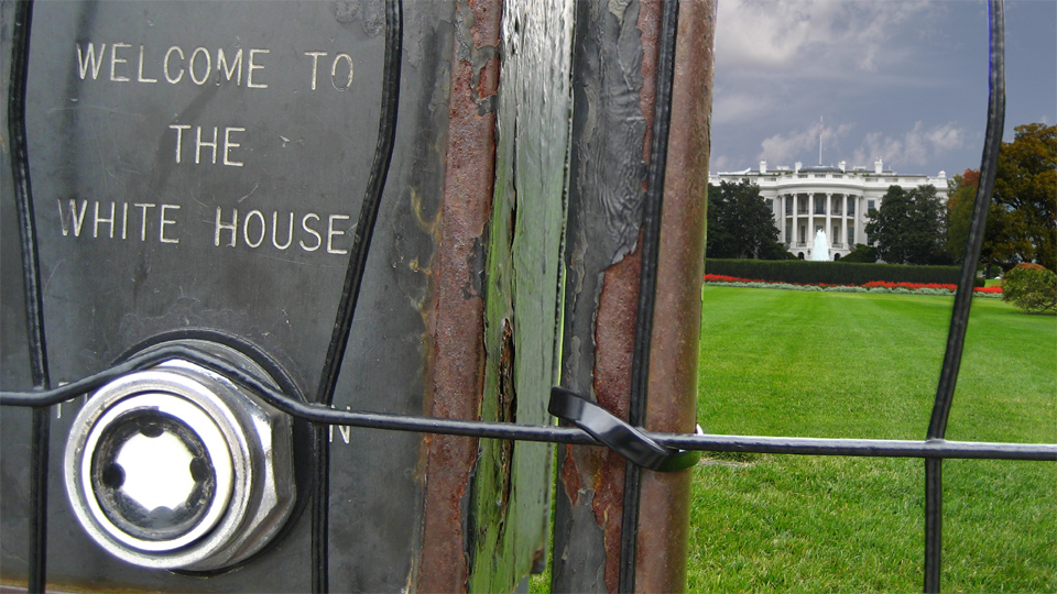 Klingelknopf - White House - Weiße Haus Washington DC Foto ...