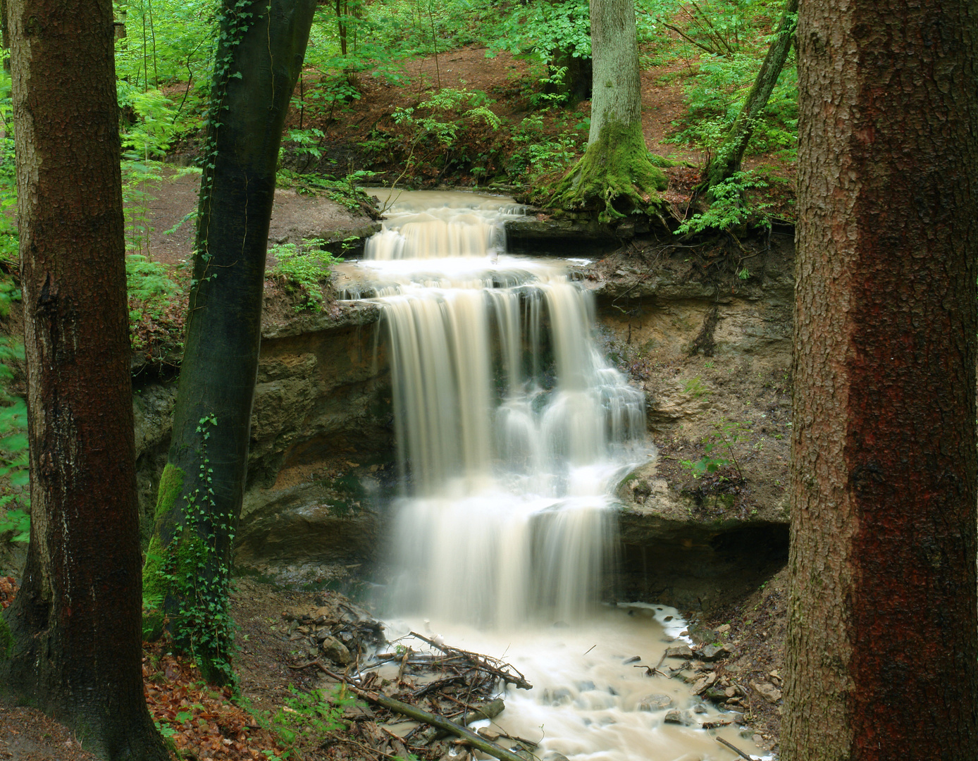 Klingender Wasserfall