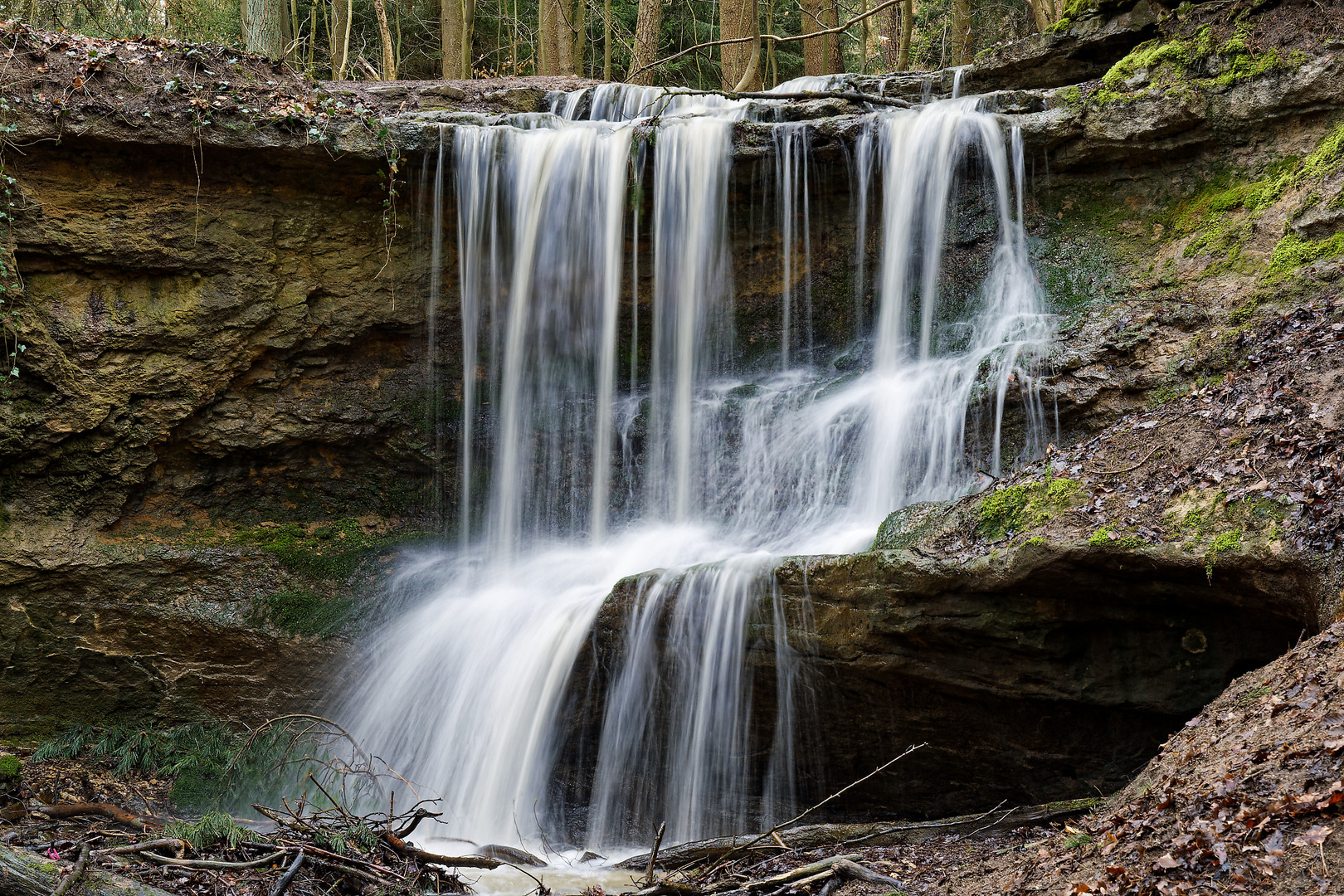 Klingender Wasserfall