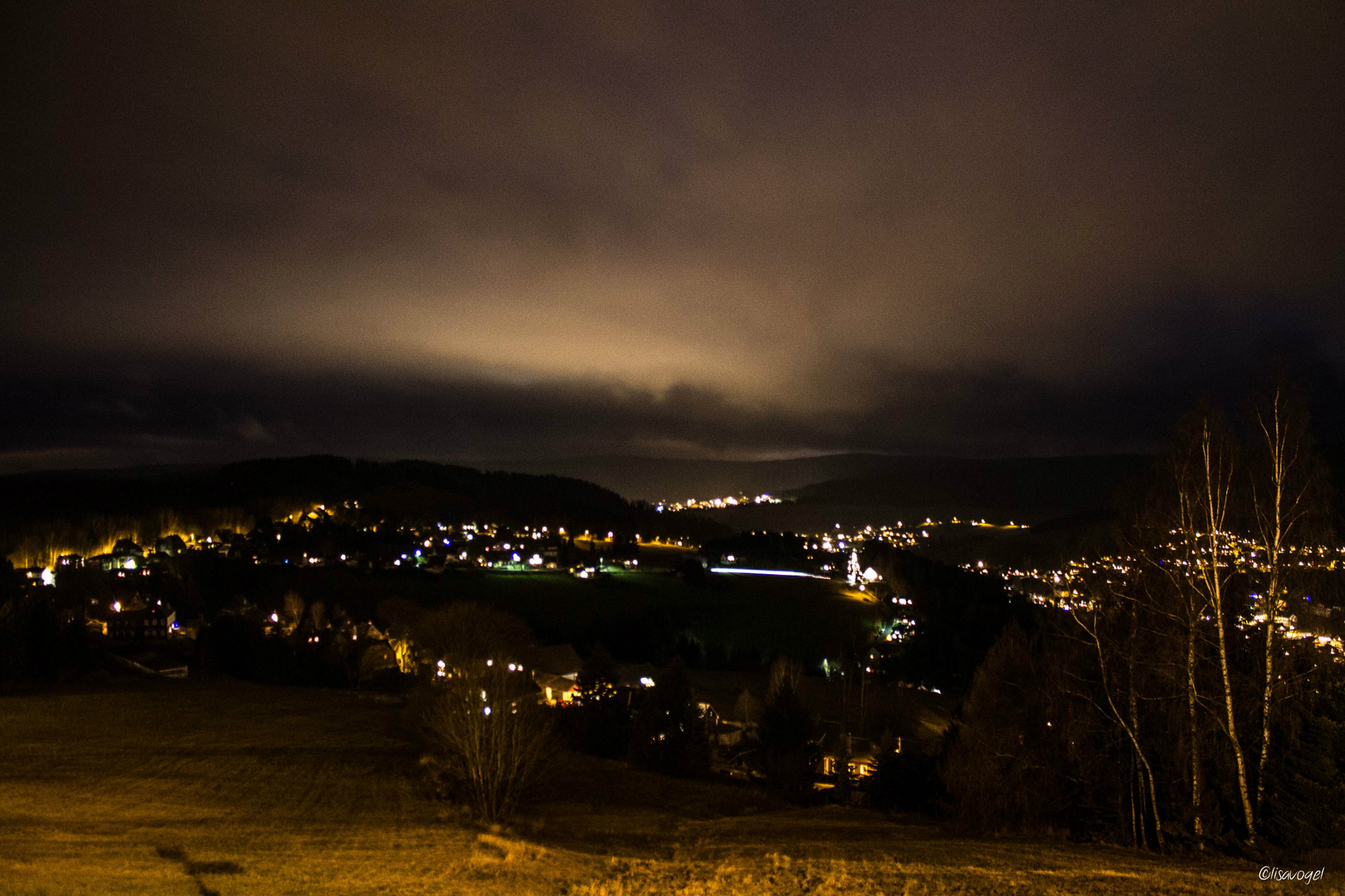 Klingenthal bei Nacht