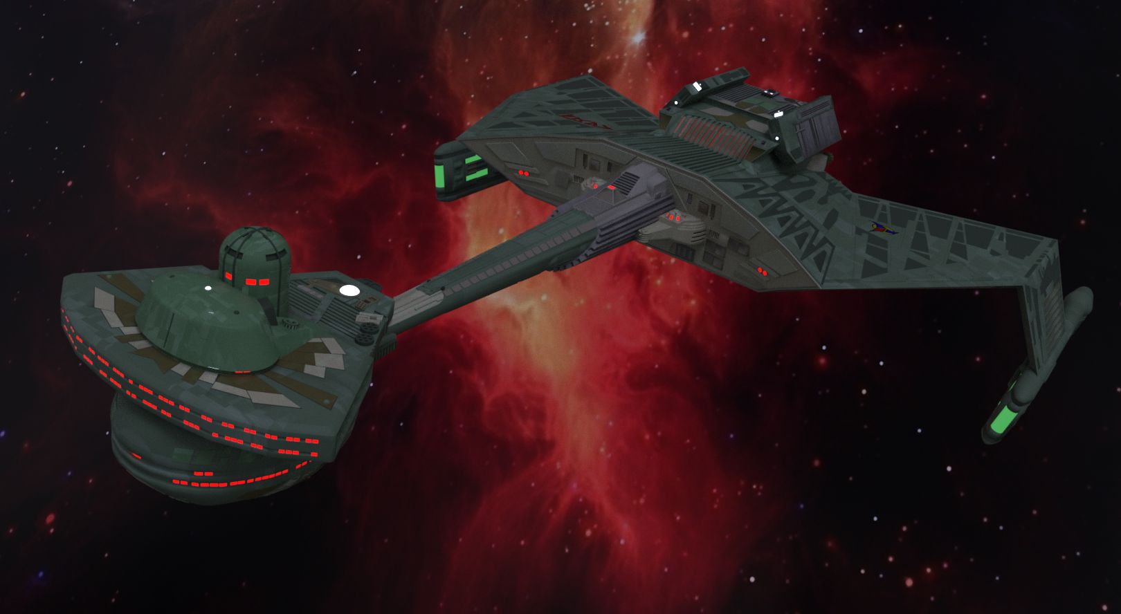 Klingon K't'inga class Battleship_03