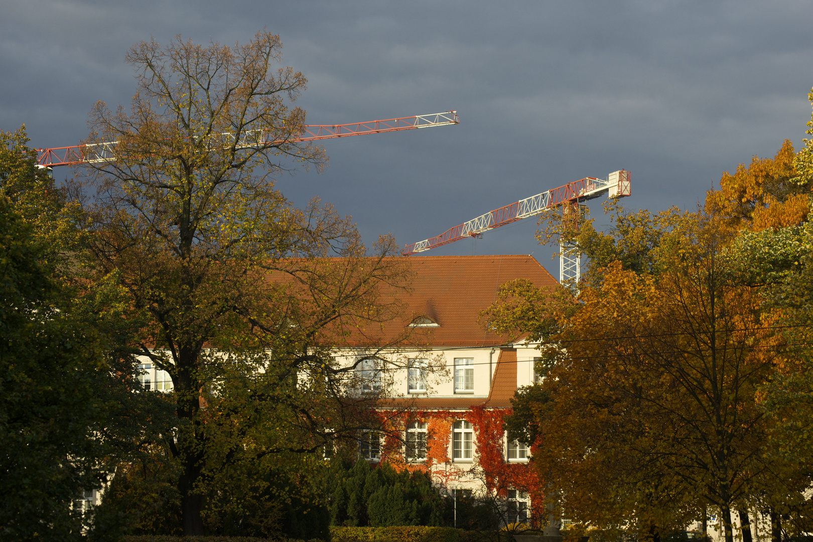 Klinikum eine Großbaustelle