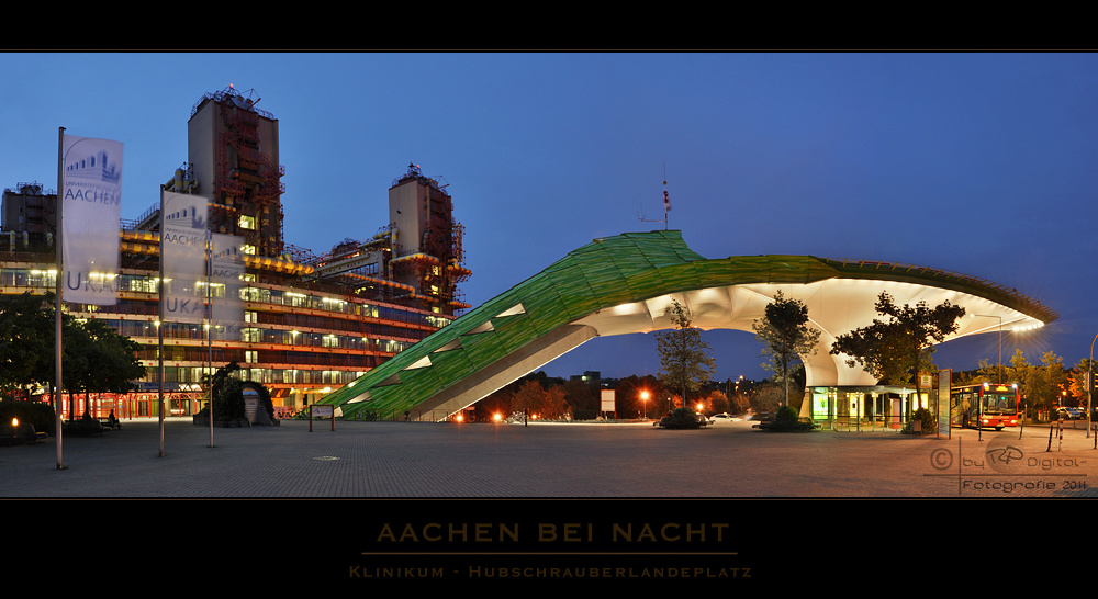 Klinikum mit neuem Hubschrauberlandeplatz