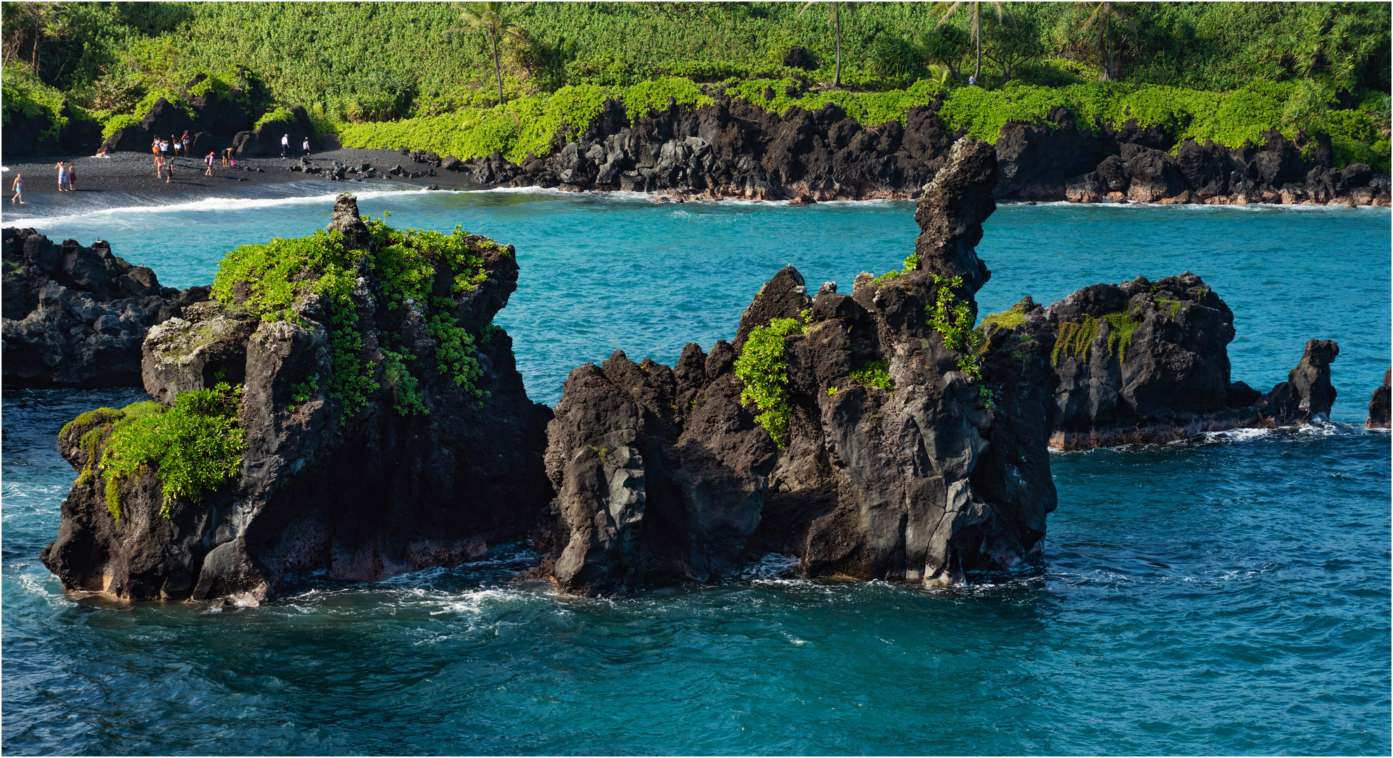 Klippen bei Hana Maui Hawaii