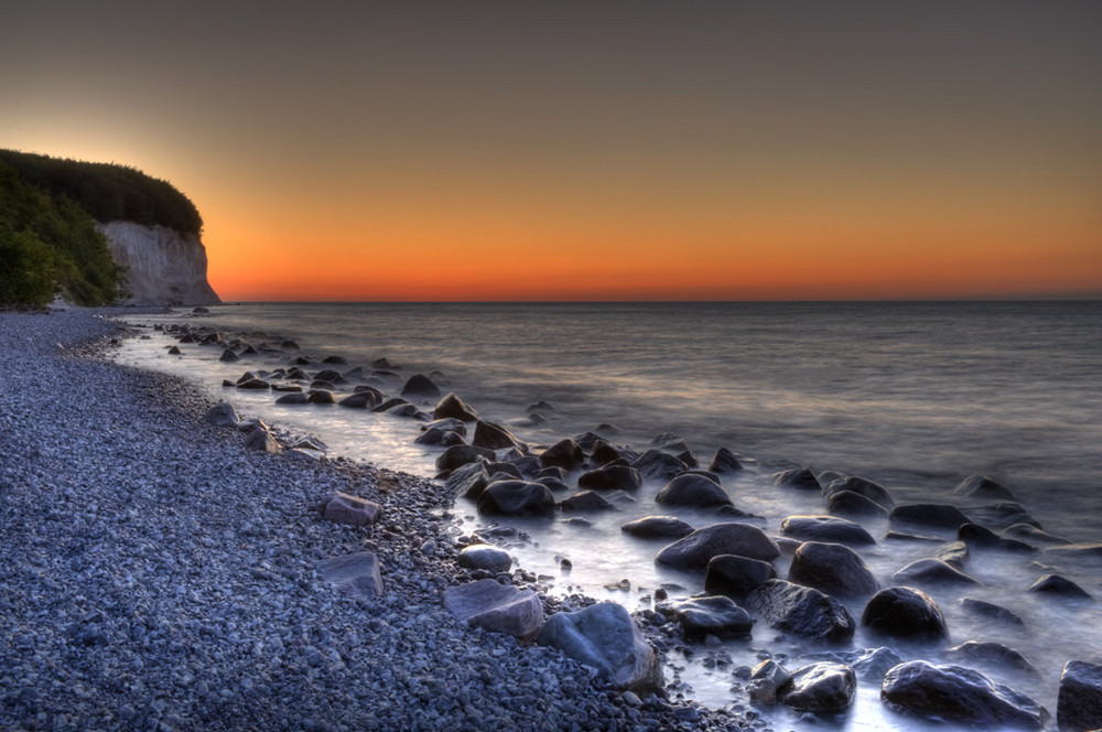 Klippen im National Park Jasmund auf Rügen