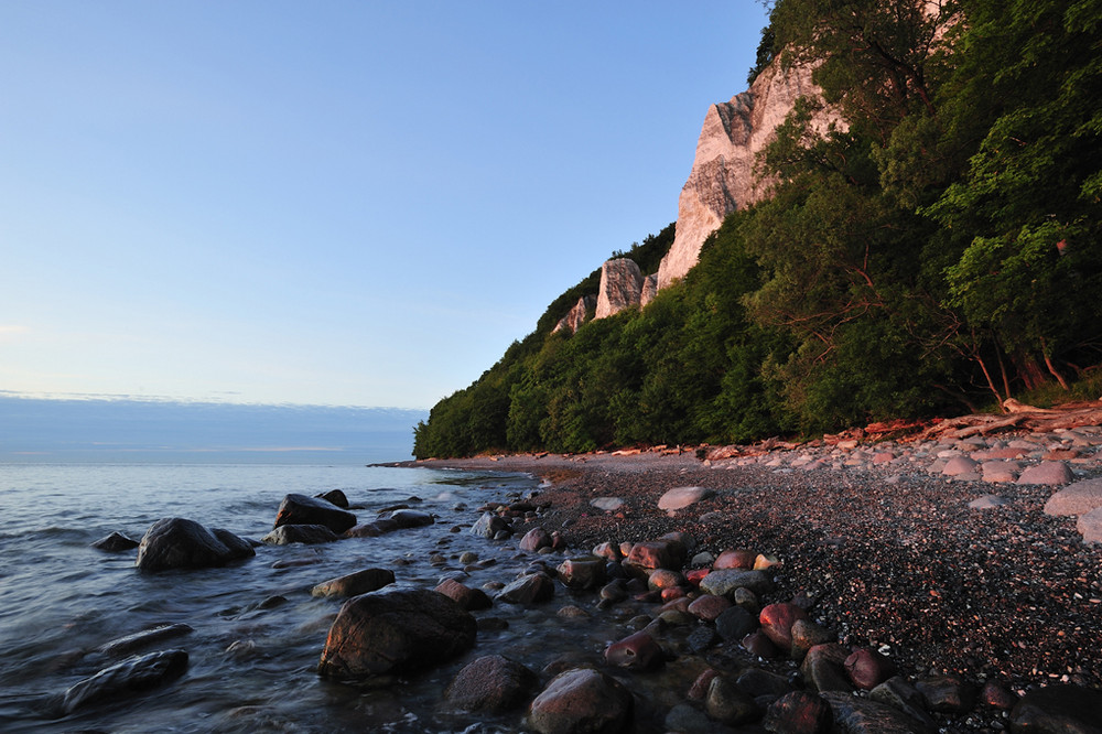 Klippen im Nationalpark Jasmund in Rügen