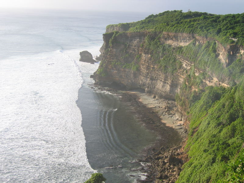 klippen in Ulu Watu