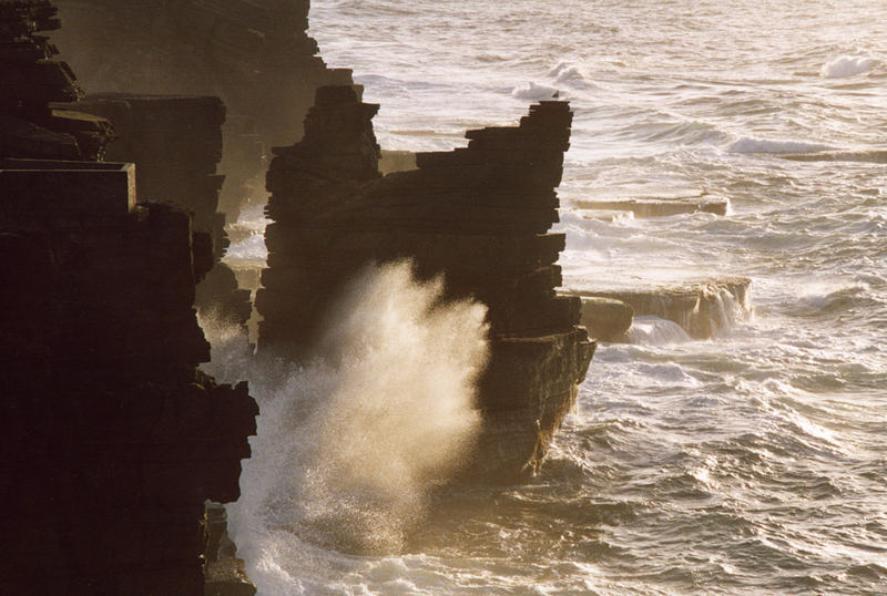 Klippen und Meer