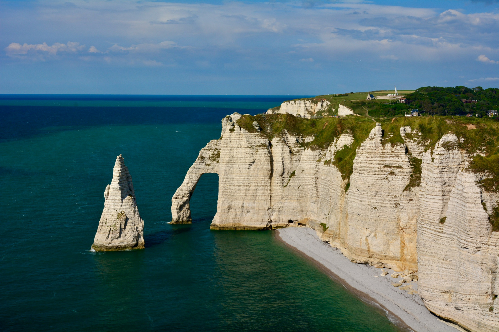 Klippen von Etretat Normandie 