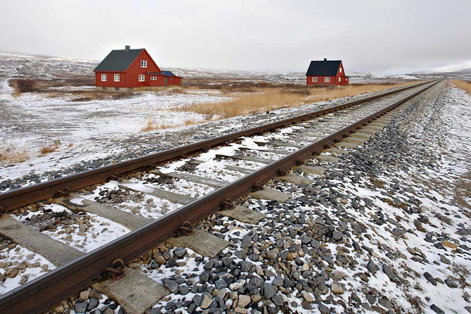 Klirrende Kälte auf dem Saltfjell