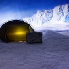 Klirrende Kälte und blauer Himmel