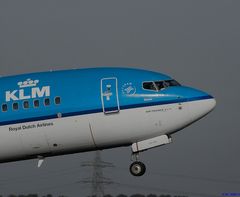 KLM, B737-8K2, Reg:PH-BXI