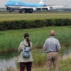 KLM B747 Landnung in Amsterdam