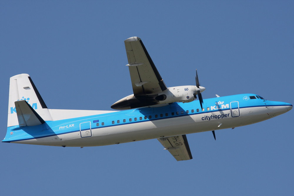 KLM Fokker 50 PH-LXR