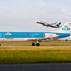 .Klm Fokker 70.