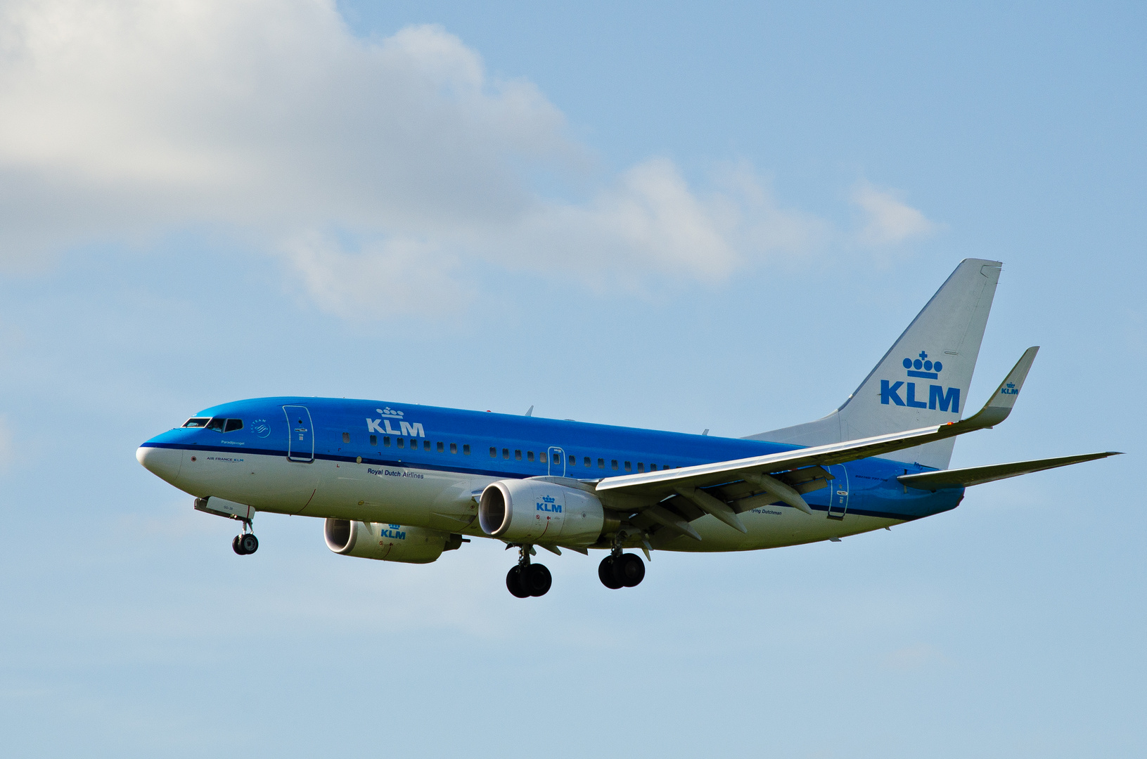 KLM im Landeanflug (2)