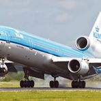 KLM MD11 in Amsterdam