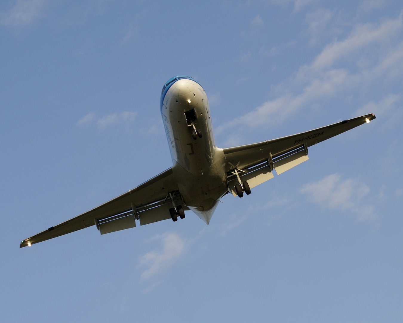 KLM PH-KZM im Landeanflug