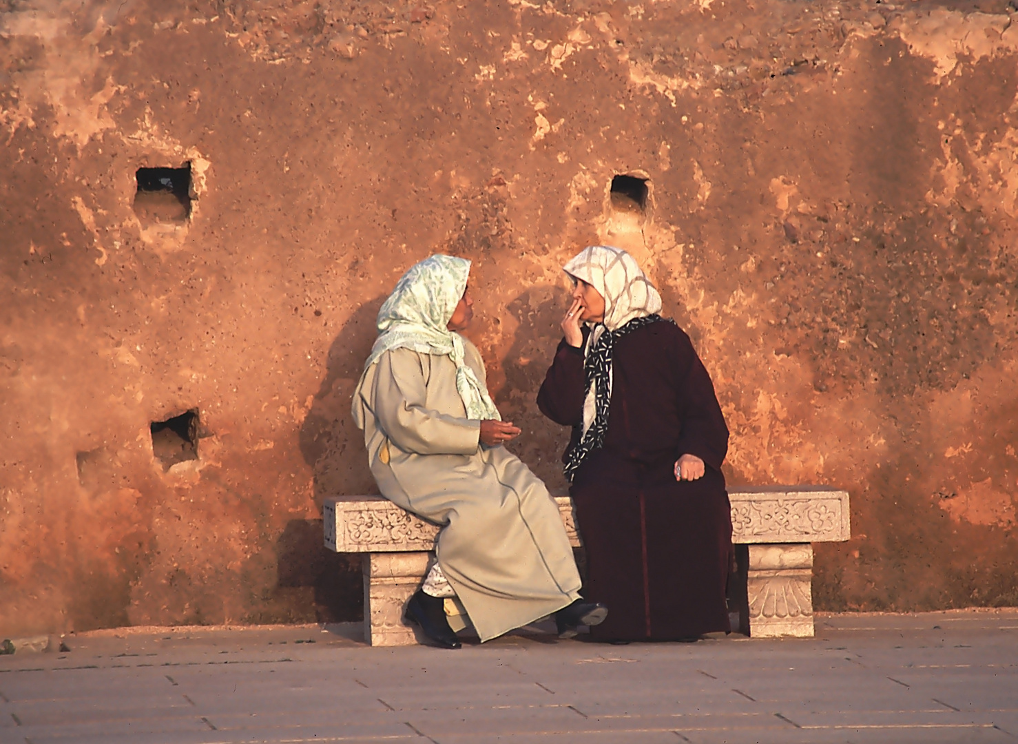 Klönschnack in Rabat