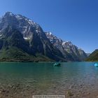 Klöntalersee, Kanton Glarus, Schweiz