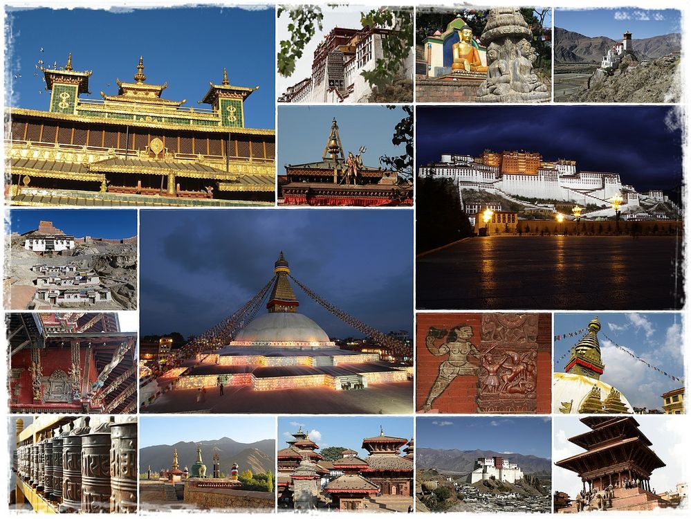 Klöster und Tempel in Nepal und Tibet