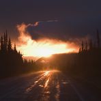 Klondike Highway nach dem Regen