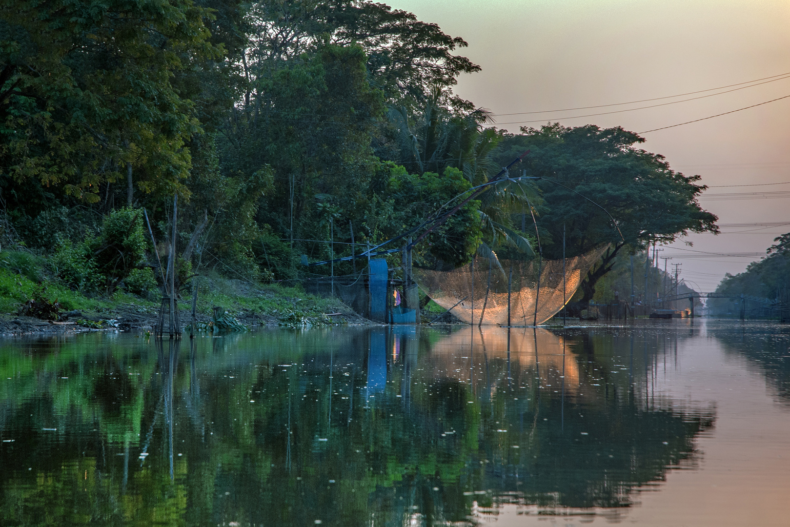 Klong Saen fishing late afternoon