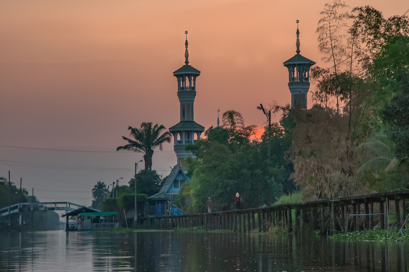 Klong Saen Saep sunset